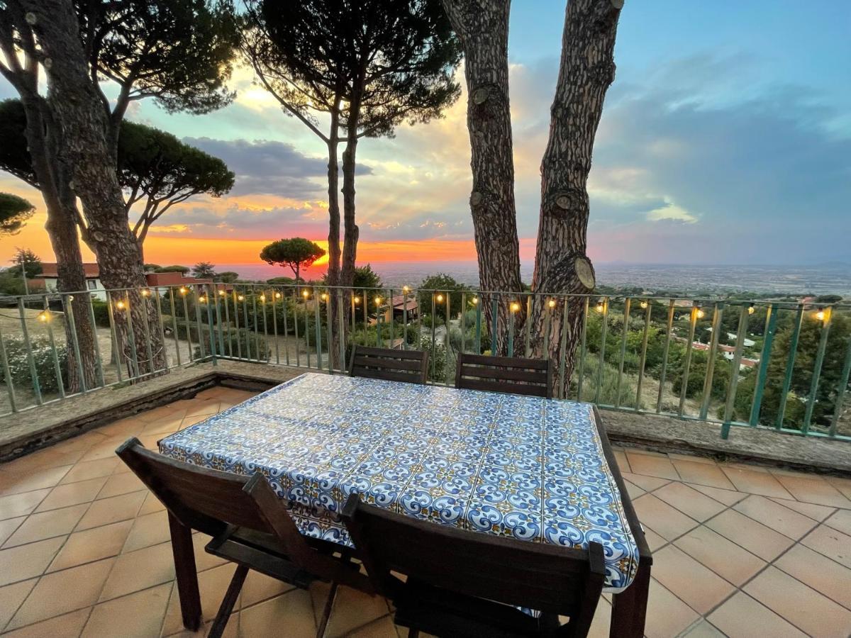 Appartamento Castelli Romani - Con Vista Su Roma Monte Porzio Catone Exteriör bild